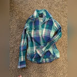 Blue plaid